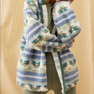PacSun Royal Sherpa Hoodie